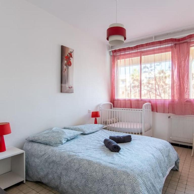 Le Chéops * Piscine * Plage à 5 minutes * 3 chambres - Apartamento con terraza - 19