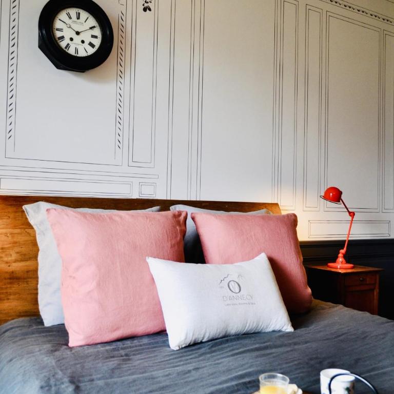 Les Ô d'Annecy - Chambre Double de Luxe avec Balcon - Vue sur Lac - 5