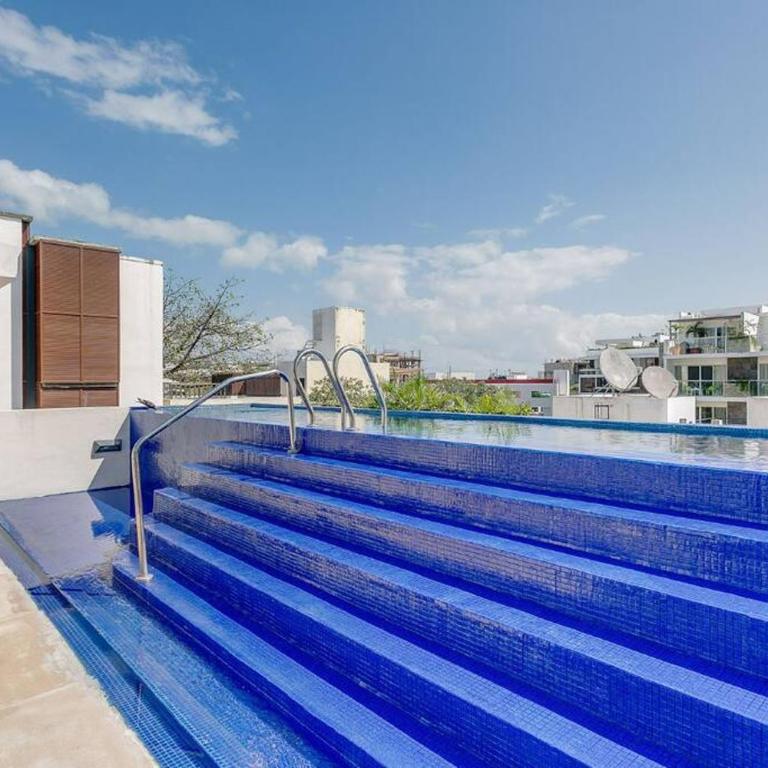 Danzamar 1A Loft c/ Piscina cerca de Playa Mamitas - One-Bedroom Apartment - 14