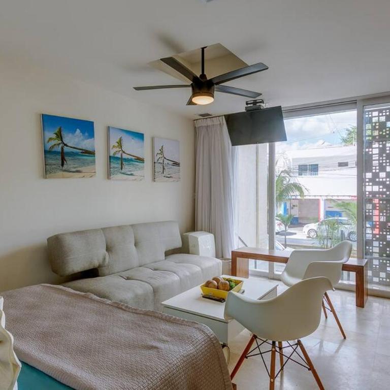 Dpto a 5 min de la Playa con Piscina y Rooftop - Two-Bedroom Apartment - 17