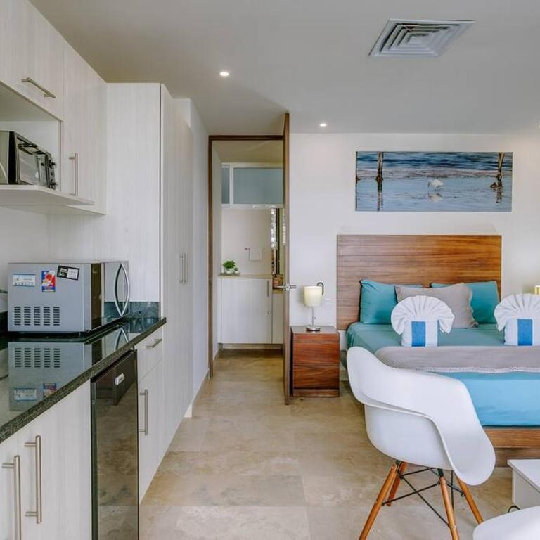 Dpto a 5 min de la Playa con Piscina y Rooftop - Two-Bedroom Apartment - 21
