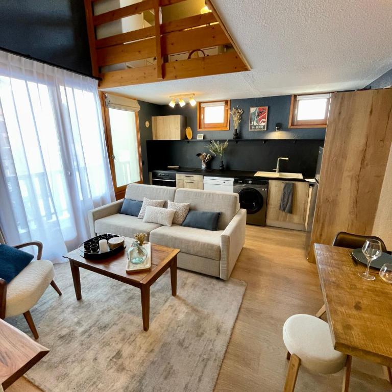 Le Chalerick - Appartement chalet d'exception 4 étoiles - skis aux pieds - 70 m2 entièrement rénové, idéal pour 6 à 8 personnes - Appartement Supérieur - 23