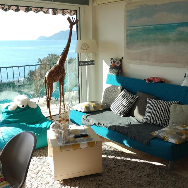 Appartement vue mer panoramique, plage 150M, terrasse, parking privé, clim - Appartement 1 Chambre - 13