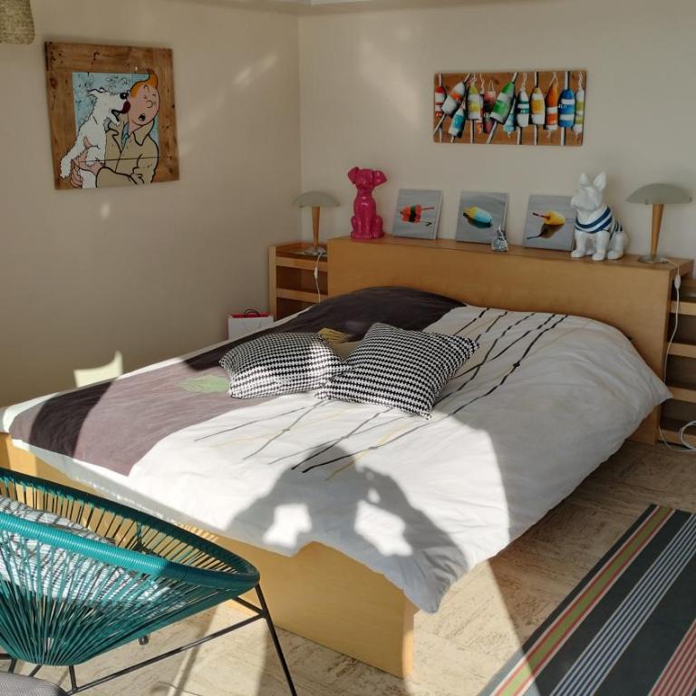 Appartement vue mer panoramique, plage 150M, terrasse, parking privé, clim - Appartement 1 Chambre - 16