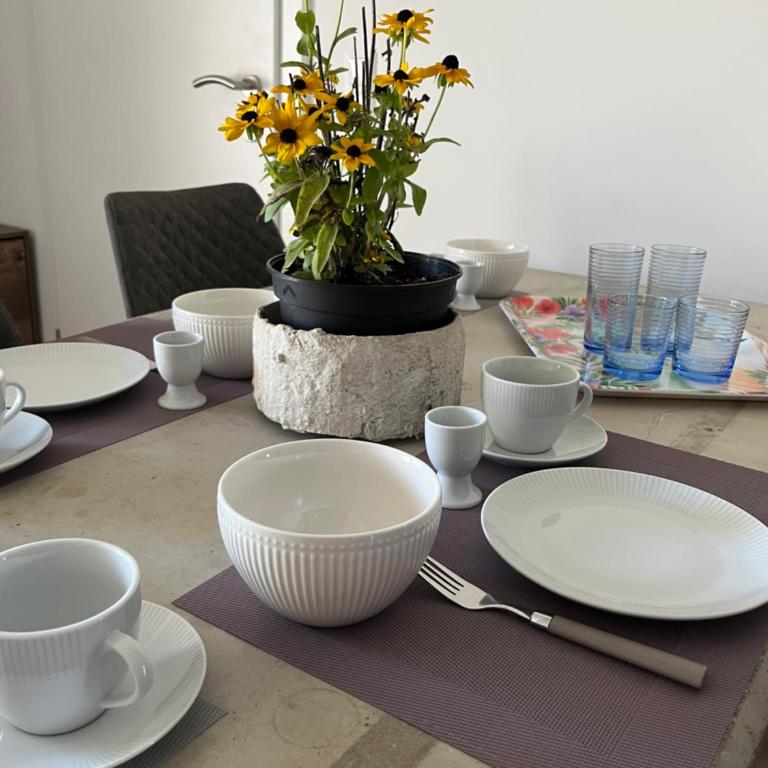 Ferienwohnungen Fritze Bürger - Apartment mit 1 Schlafzimmer und Terrasse - 17