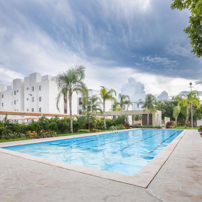 Departamento Lirios Residencial para 5 Alberca - Apartamento de 2 dormitorios - 1