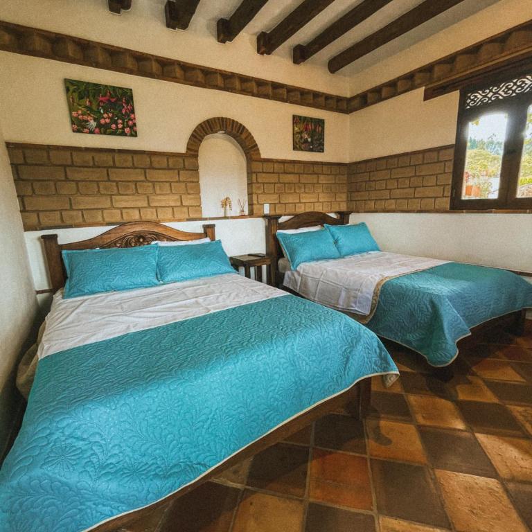 Posada María del Carmen - Habitación Doble con baño privado - 2 camas - 2