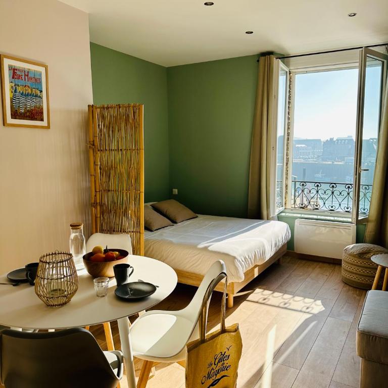 La Paillote Dieppoise vue port exceptionnelle 2 à 4 pers - Studio - Vue sur Mer - 10