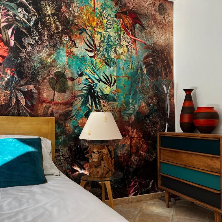 Natur & Jasmin Chambres d'hôtes naturistes en Provence - Chambre Double avec Salle de Bains Privative - 13