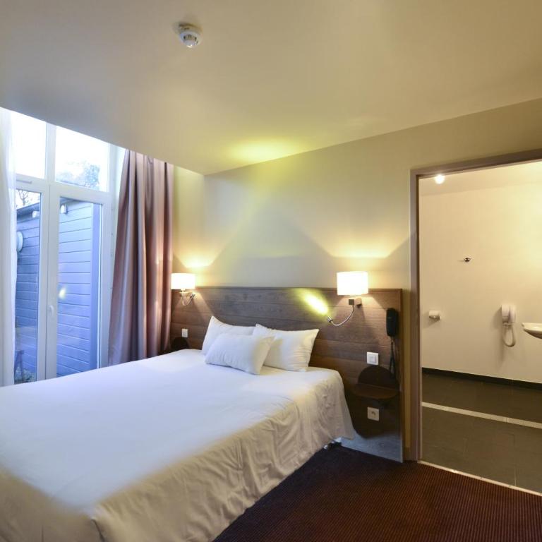 Accostage Hôtel Plage de la Concurrence - Chambre Double ou Lits Jumeaux avec Patio - 9