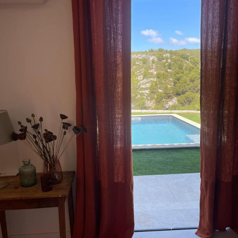 AQUARIUS IN CASSIS, Chambres d'Hôtes - Chambre Double - Vue sur Montagne - 4