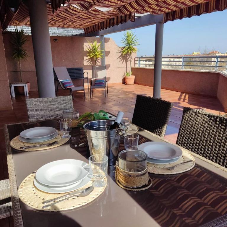 ÁTICO TERRAZA 65m. Playa, piscina, A/C, Wifi - Apartamento - 38