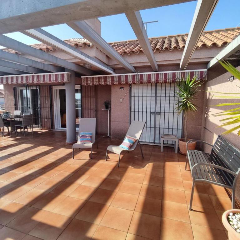 ÁTICO TERRAZA 65m. Playa, piscina, A/C, Wifi - Apartamento - 42
