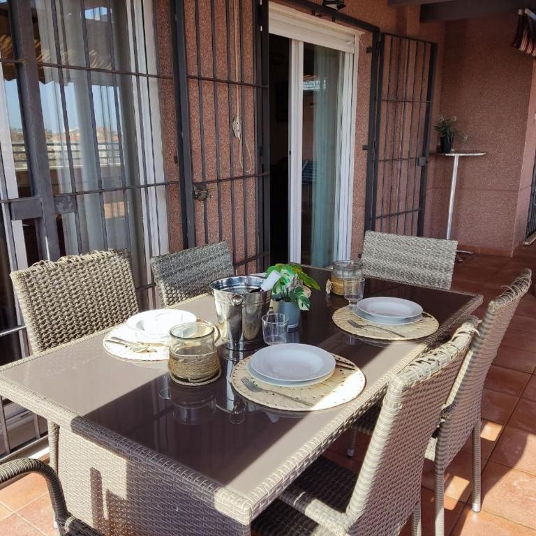ÁTICO TERRAZA 65m. Playa, piscina, A/C, Wifi - Apartamento - 36
