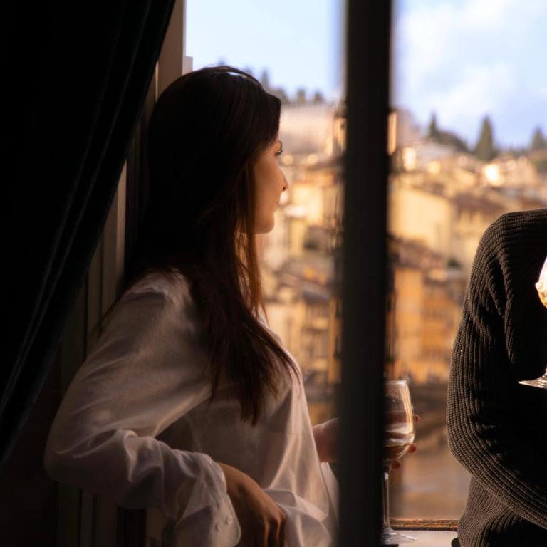 Residenza Vespucci - Camera Luxury Matrimoniale/Doppia con Letti Singoli con Balcone e Vista Fiume - 29