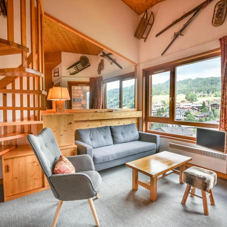 T2 duplex 5 pers aux Gets, proche centre, parking et tennis - FR-1-685-23 - Apartamento - 4