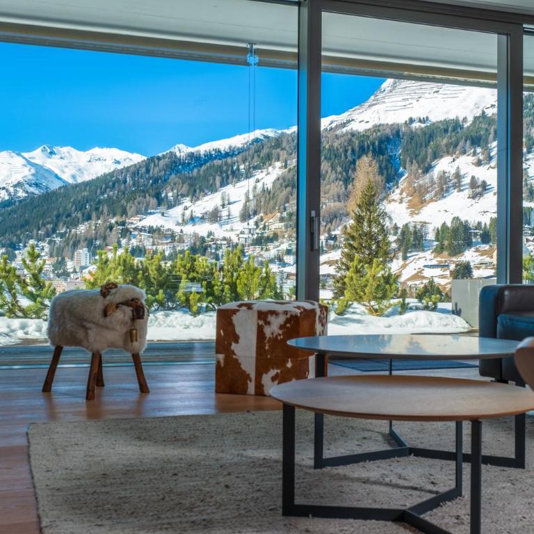 Luxury Davos Apartment for 4 - Panorama Terrace & 5 Star Hotel Spa - Apartment mit Blick auf die Berge - 1