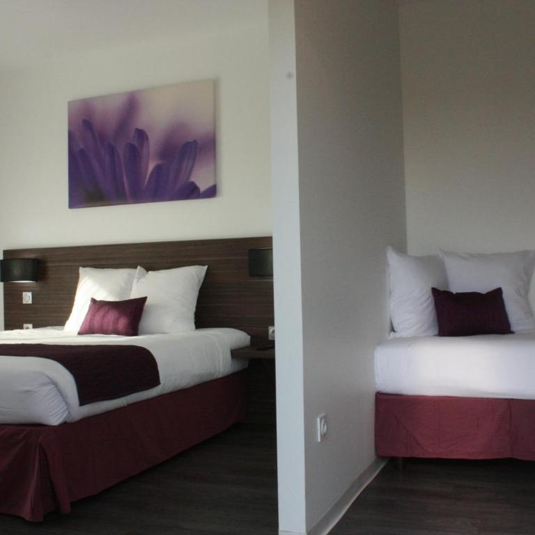 Hotel Libera Spa et Restaurant Caen Colombelles - Chambre Double avec Balcon - 3
