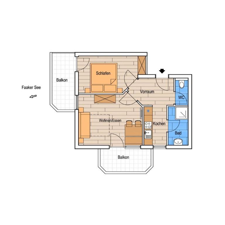 Ferienwohnungen Petschnig 2 - Apartment mit 1 Schlafzimmer - 9
