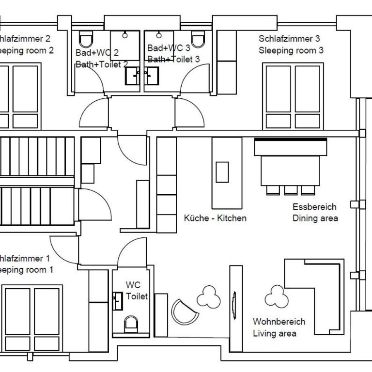Apartment Hoamat - Apartment mit 3 Schlafzimmern - 23
