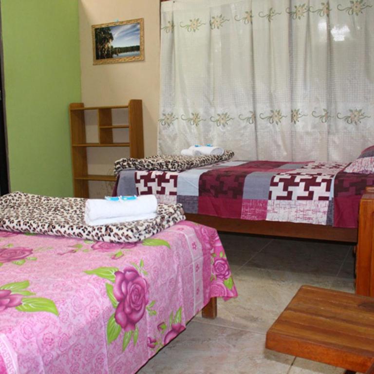 Villa Hermosa de Tambopata Casa Hospedaje & Hostel - Habitación Doble con baño privado - 2 camas - 1