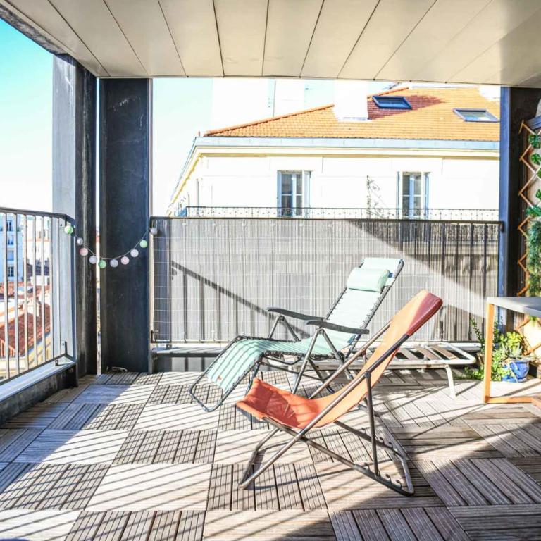Bail mobilité - Studio cosy avec terrasse et vue - Studio - 7