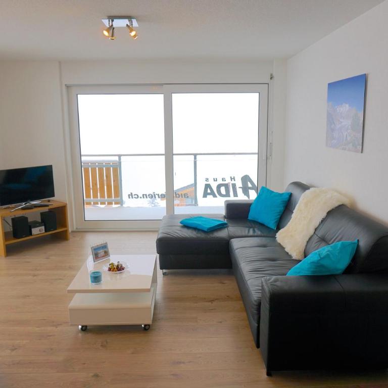Haus Aida, Bettmeralp - Apartment mit Blick auf die Berge - 10