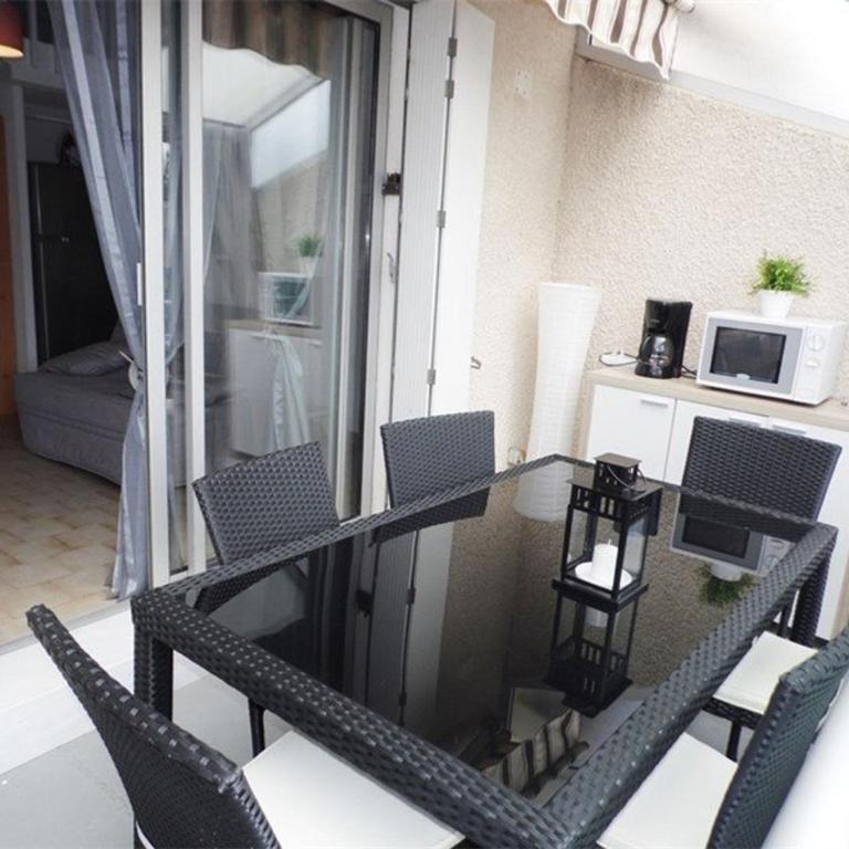 Appartement Climatisé 6 Couchages avec Mezzanine, Piscine et Parking Privé à Marseillan - FR-1-326-452 - Studio - 2