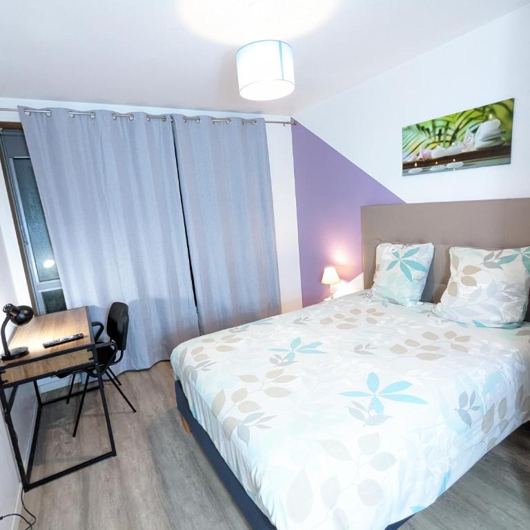 Beau-Jean, Un Cocon Sympa 5 min à Pied du Centre-Ville, Parking Privé, à 10 min du CHU - Appartement Supérieur - 17