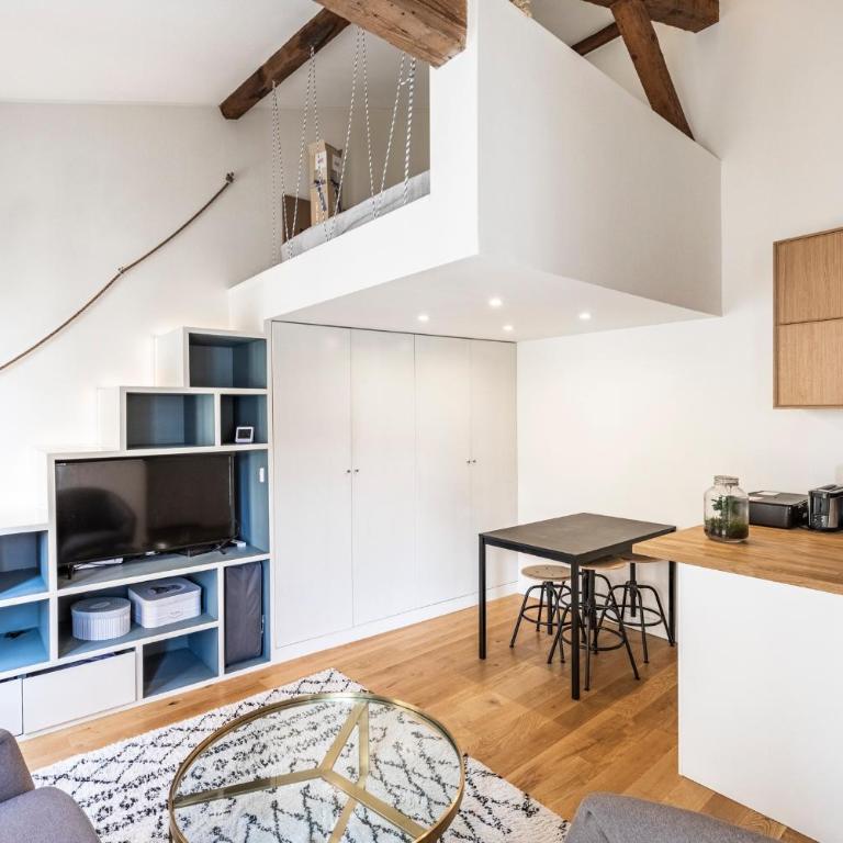 Tourville - Très beau studio - Bail mobilité - Appartement 1 Chambre - 3