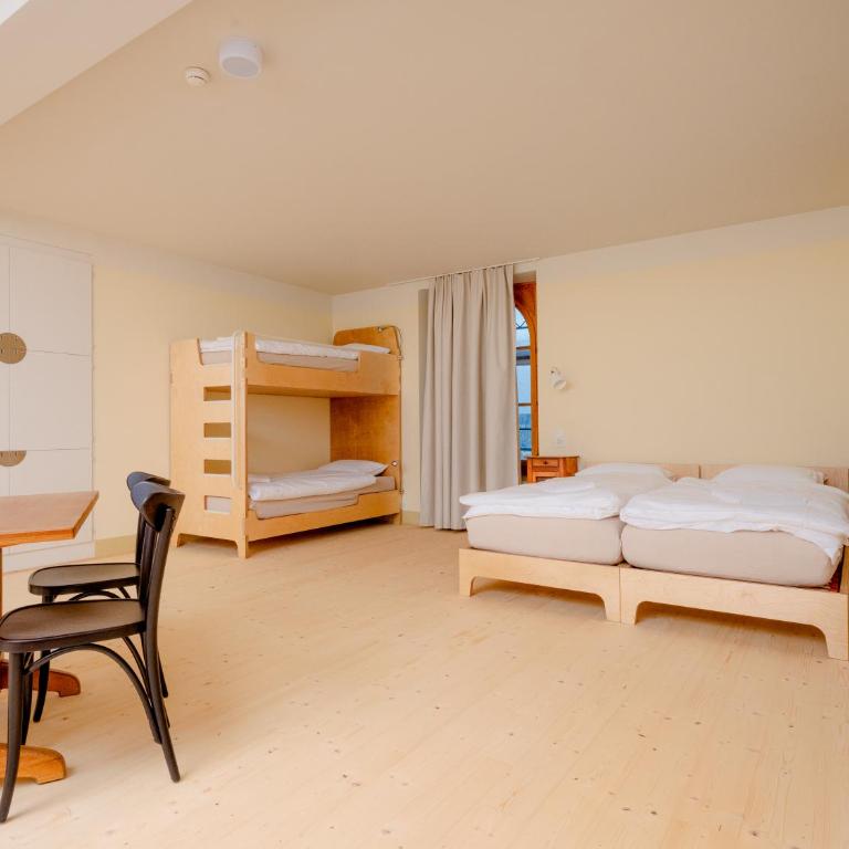 Grand Hotel du Cervin - Auberge de jeunesse et spa - Etagenbett im gemischten Schlafsaal - 8