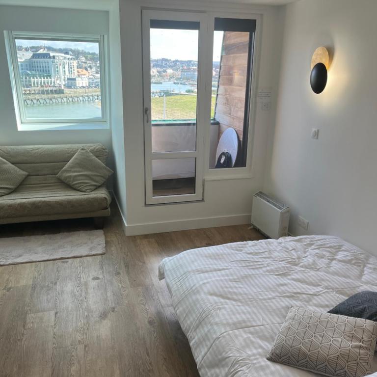 Mon balcon face à la mer - les Marinas Deauville - Estudio con vistas al mar - 6