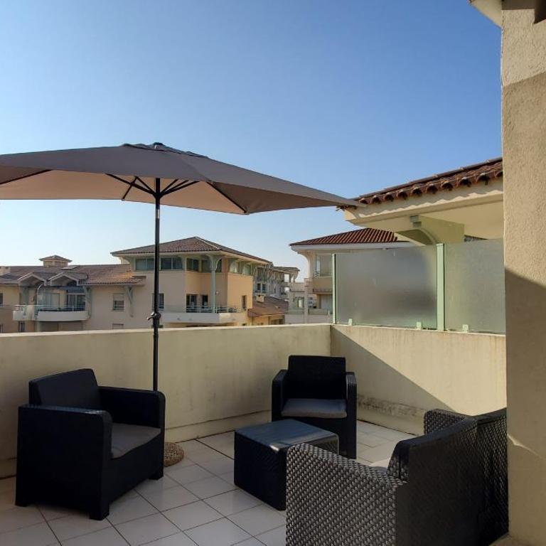 Port FREJUS T2 39m2 climatise Belle terrasse Balcon - Apartment mit Terrasse - 1