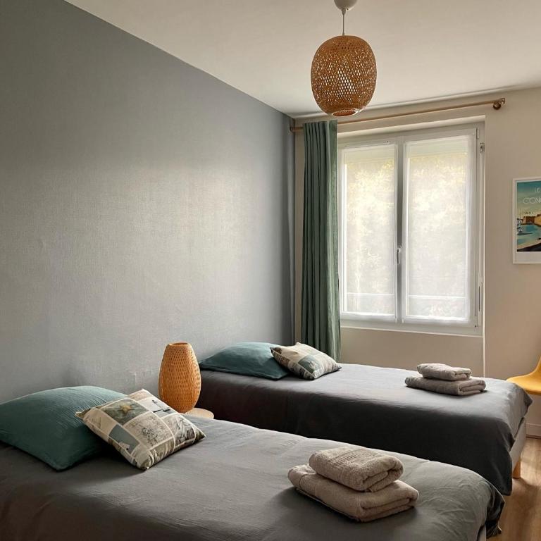 Grand appartement familial - 3 chambres - Plages & Centre à pied - Apartment mit 3 Schlafzimmern - 18