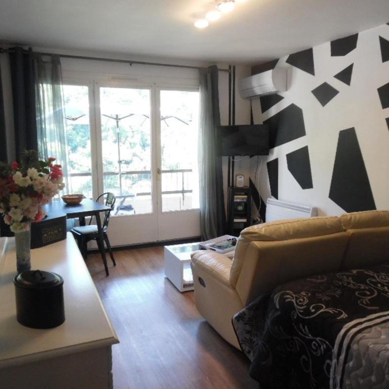Studio confort avec balcon, clim, parking privé, à 50m des Thermes et 100m du centre, à Amélie-les-Bains - Studio - 1