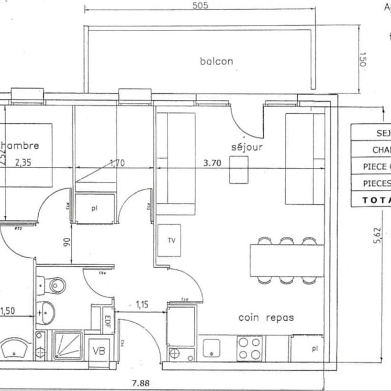 Valmeinier 1800 - Le Caribou - 3P - 41m2 - 6/7p - Pied des pistes - Appartement avec Vue sur la Montagne - 16