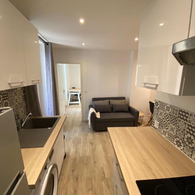 Le Coeur du Port de Golfe Juan - Parking - Clim - Wifi - Appartement 1 Chambre - 4