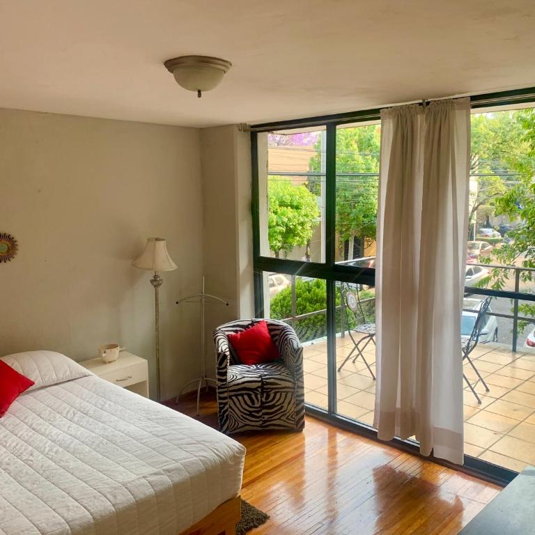 Satya Suites & Portal San Angel Flats - Studio with Terrace - 3