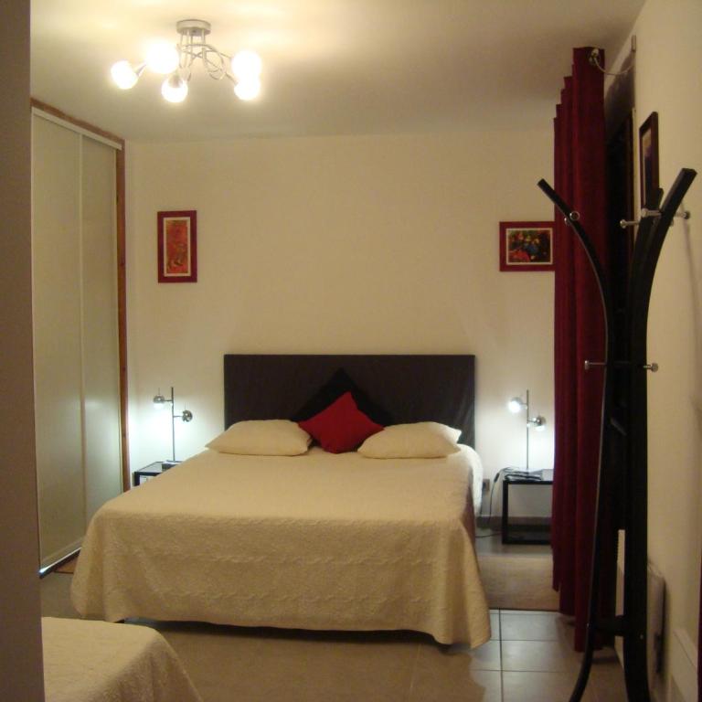 Chambres d'hôtes Les Palmiers de la Cité - Doppelzimmer mit Dusche - 6