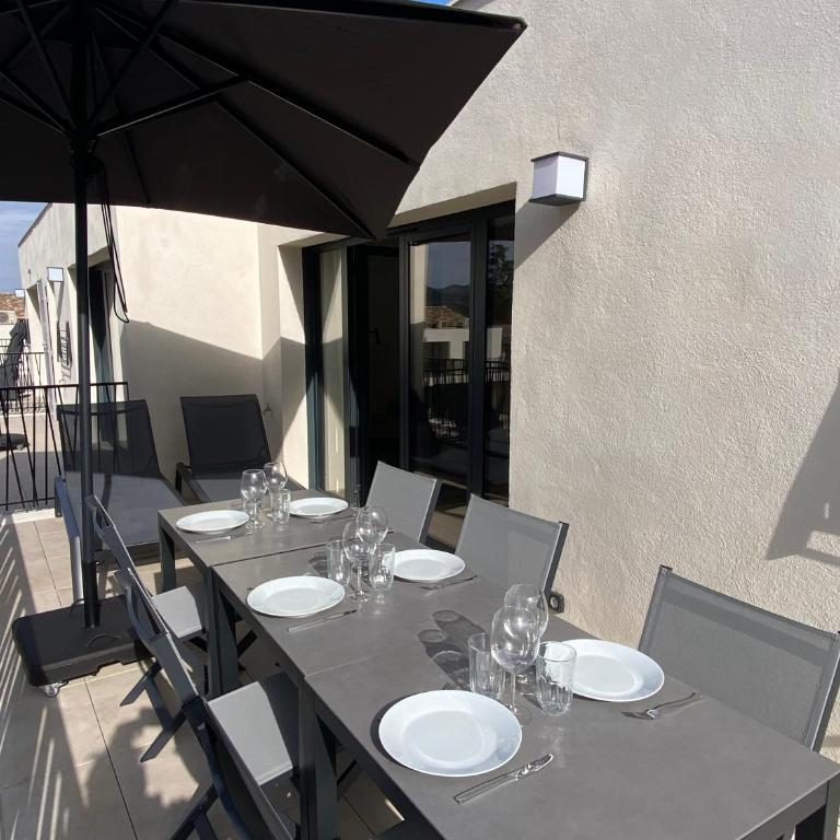 Le Tircis - 2 slaapkamers met terras en zwembad aan de Mont Ventoux - Appartamento con 2 Camere da Letto - 10