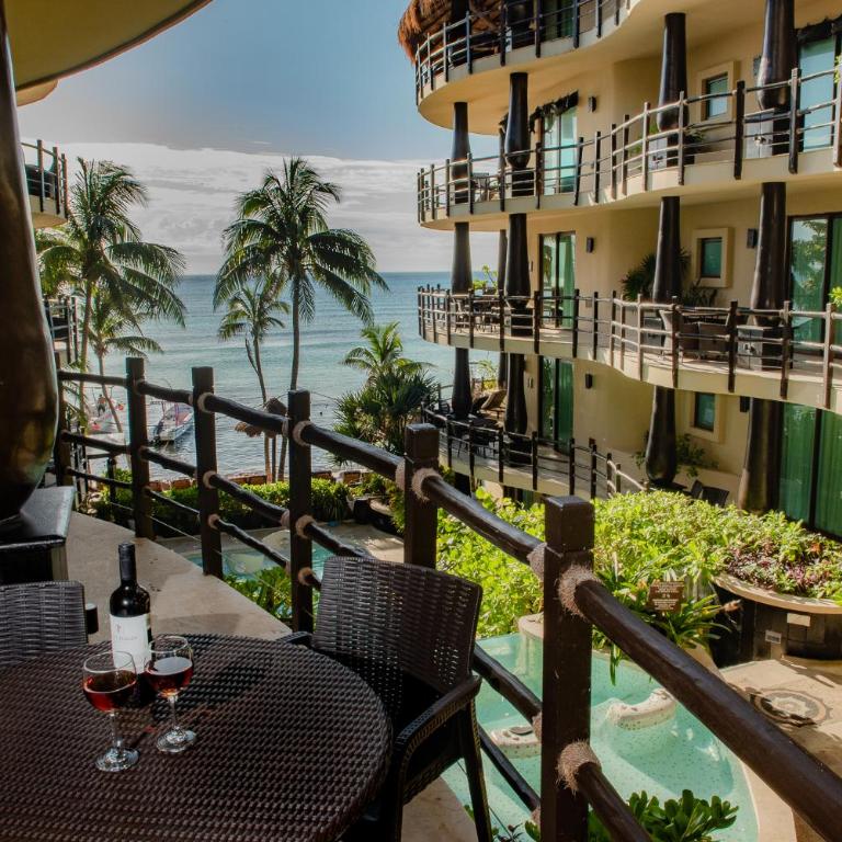 El Taj Oceanfront and Beachside Condo Hotel - Premium Unterkunft mit 2 Schlafzimmern und eingeschränktem Meerblick - 4