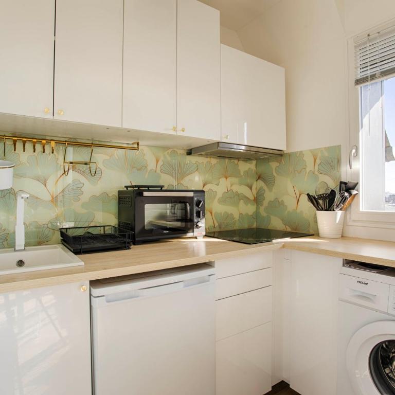 Appartement cosy avec vue imprenable sur Cabourg - accès direct plage - proche centre ville - Apartment mit 1 Schlafzimmer - 8