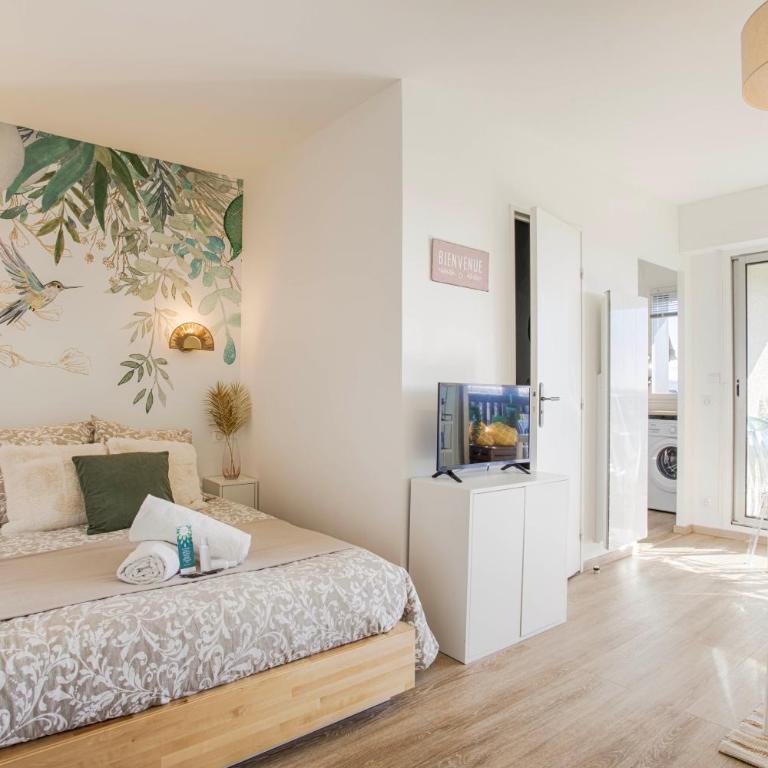 Appartement cosy avec vue imprenable sur Cabourg - accès direct plage - proche centre ville - Apartment mit 1 Schlafzimmer - 2