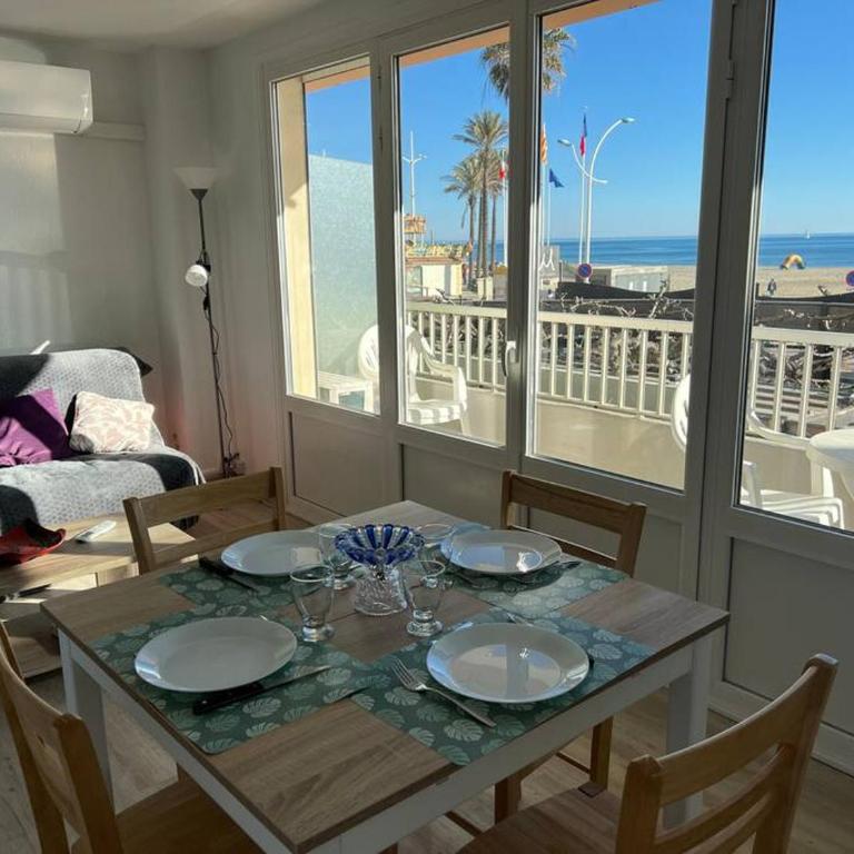 Le CARROUSEL - Apt VUE MER - Plage à 10 M - CLIM - WIFI - Appartamento con 1 Camera da Letto - 4