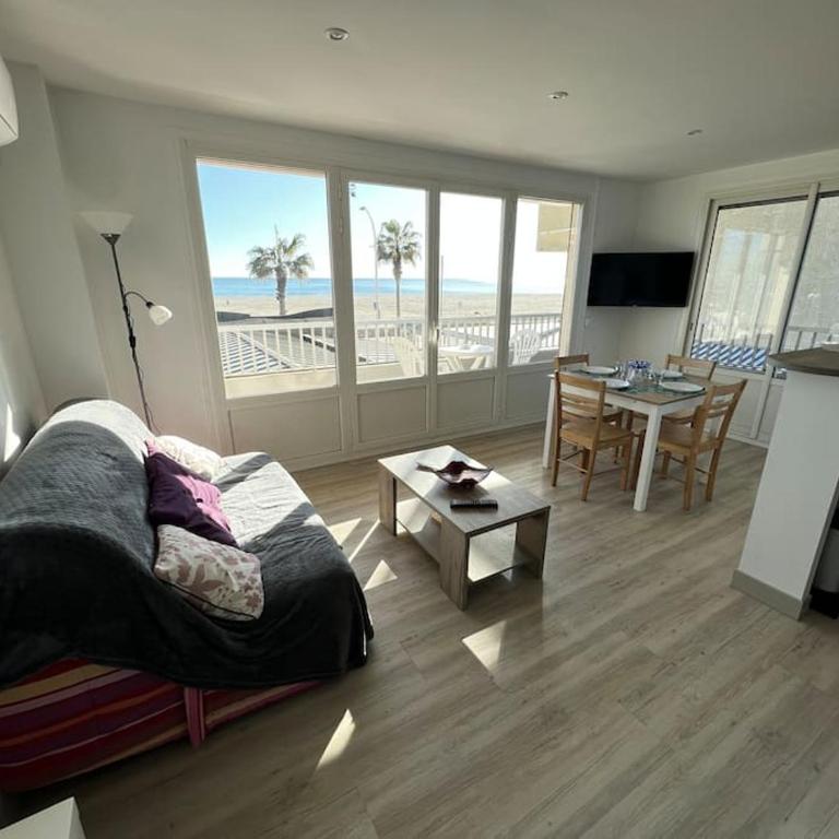 Le CARROUSEL - Apt VUE MER - Plage à 10 M - CLIM - WIFI - Appartamento con 1 Camera da Letto - 8