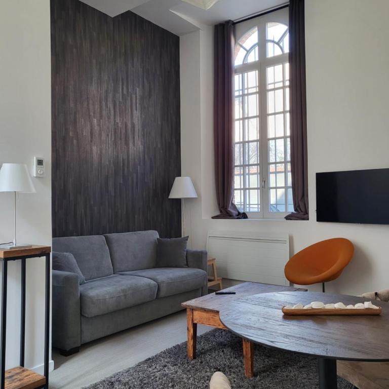 Studio Terrasse, ancienne maison de champagne - Apartment mit 1 Schlafzimmer - 7