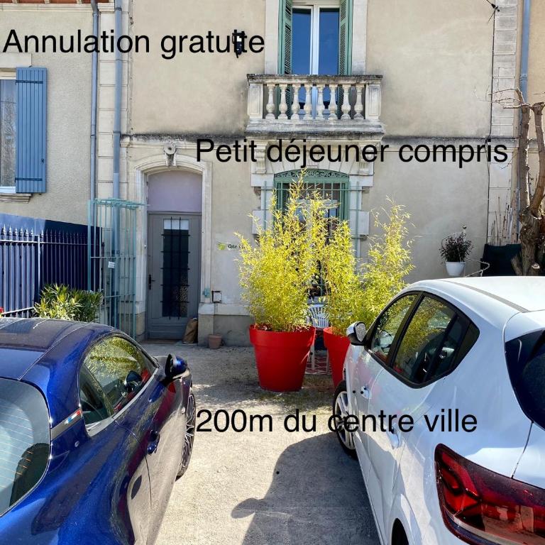 Côté Court - Chambre Double avec Terrasse - 1