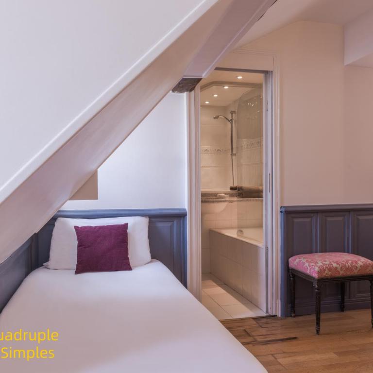 Hôtel Gaillon Opera - Chambre Quadruple avec 4 Lits Simples - 3