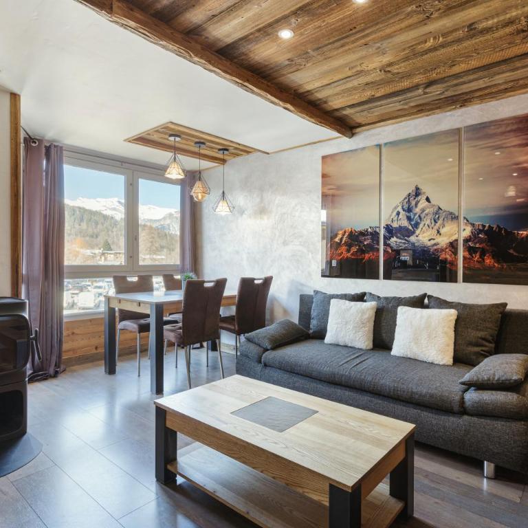 Le Nid d'Aigle - Modern Apartment Next to Ski lift Prarion - By Cozee Rentals - Appartement 1 Chambre - 27