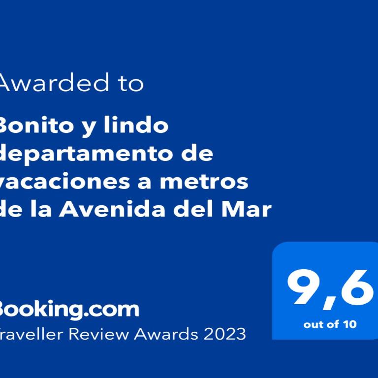 Bonito y lindo departamento de vacaciones a metros de la Avenida del Mar - Apartamento de 2 dormitorios - 4
